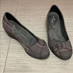 Plaid Wedges - Super comfy!